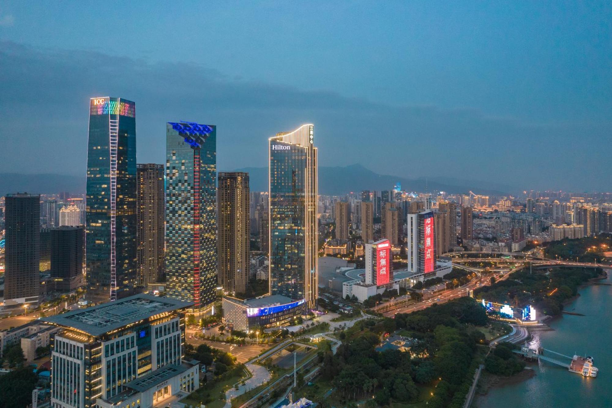 Hilton Fuzhou Hotell Fuzhou  Eksteriør bilde